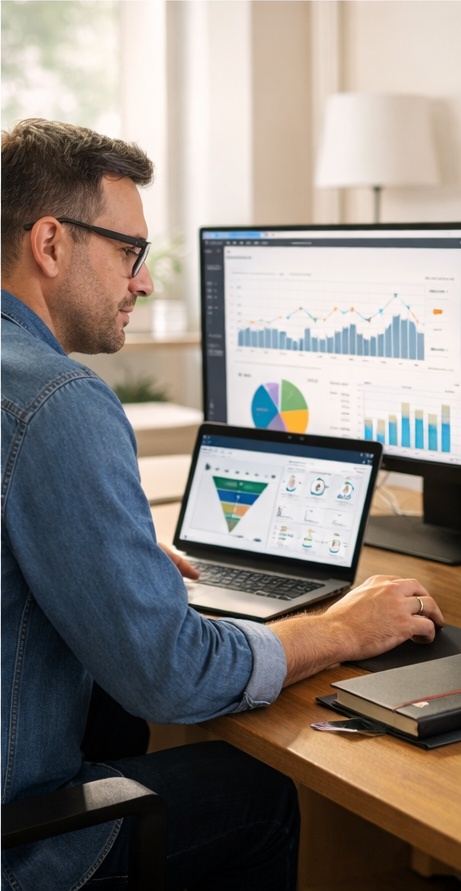 análisis de captación educativa y KPI